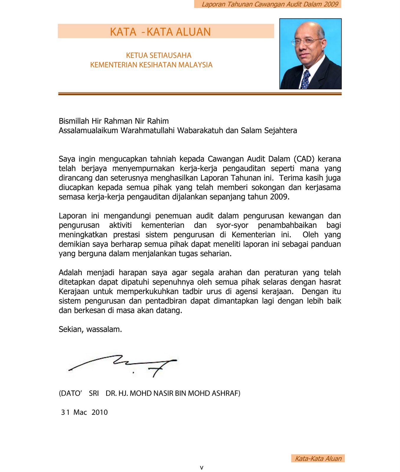 Mns Life Art Distribution Enterprise Laporan Tahunan Audit Dalam Kkm