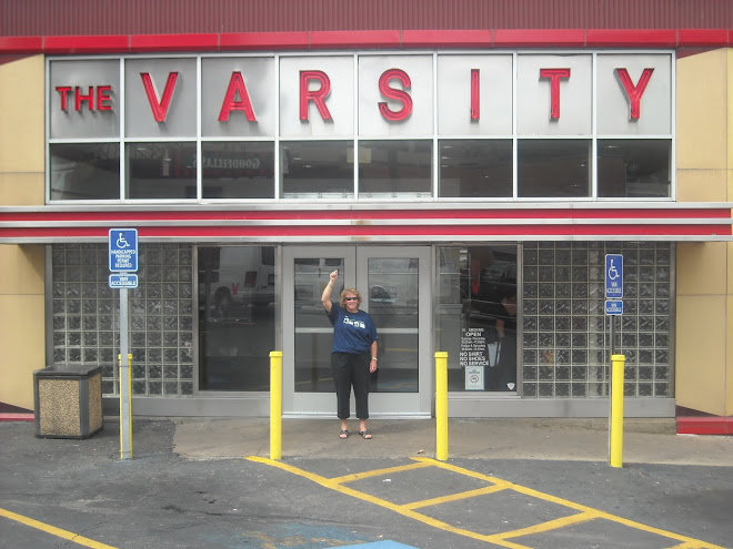 Eating at the Varsity in ATL