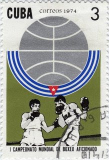 cuban boxing stamp