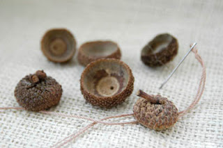 wool acorns