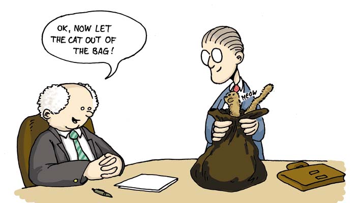 As we know, these idioms can