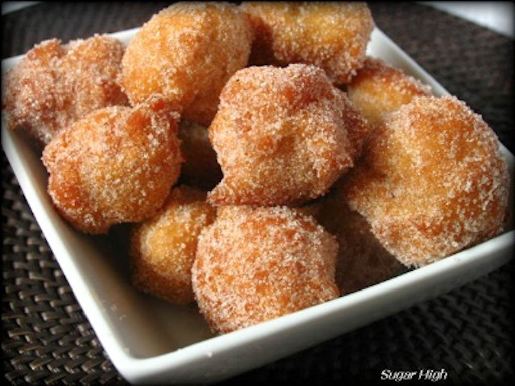 Sugar High Applesauce Drop Doughnuts