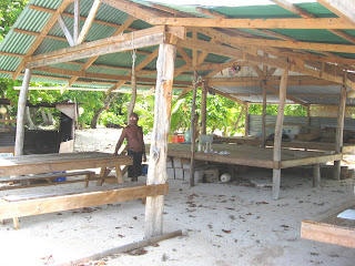 Kayangel, Palau Motu Camping Shelter