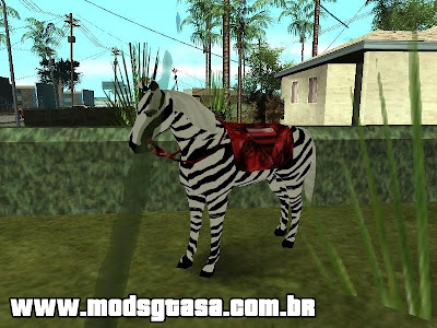 Zebra em SA para GTA San Andreas