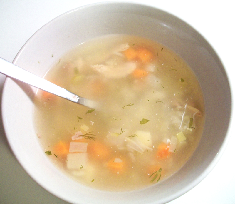 hashbrown recluse SickDay Chicken Soup