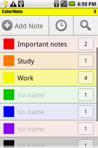 color note application color note application