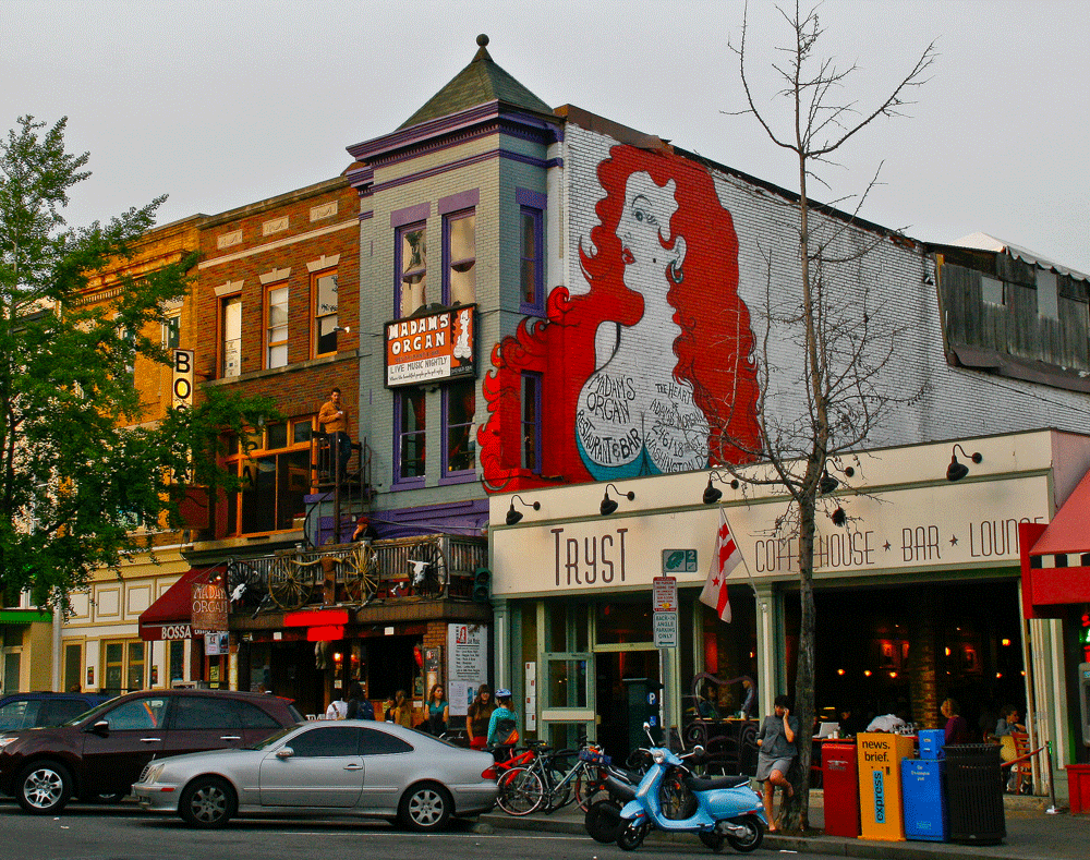 Leslie in Adams Morgan: April 2010