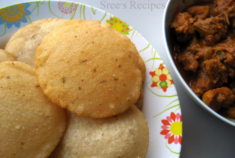 Sree's Recipes NeyPathal/Ney Pathiri/Deep Fried Pathiri
