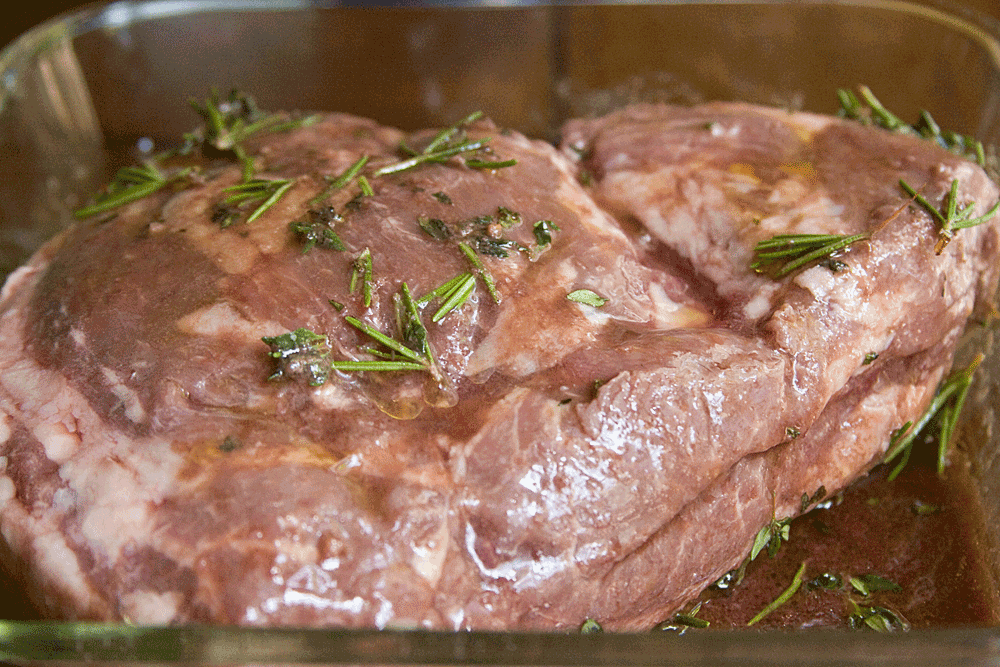 Rosemary Garlic Leg Of Lamb