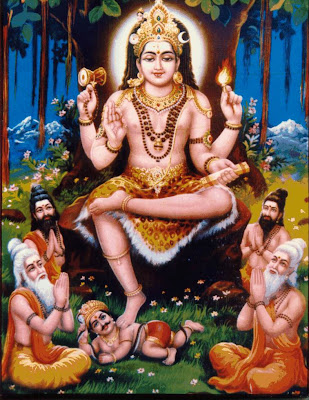 Lord Dakshinamurthy Picture - South Facing Shiva