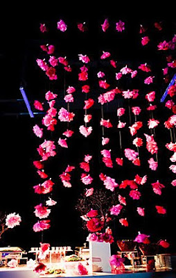 Pink Hanging Flowers