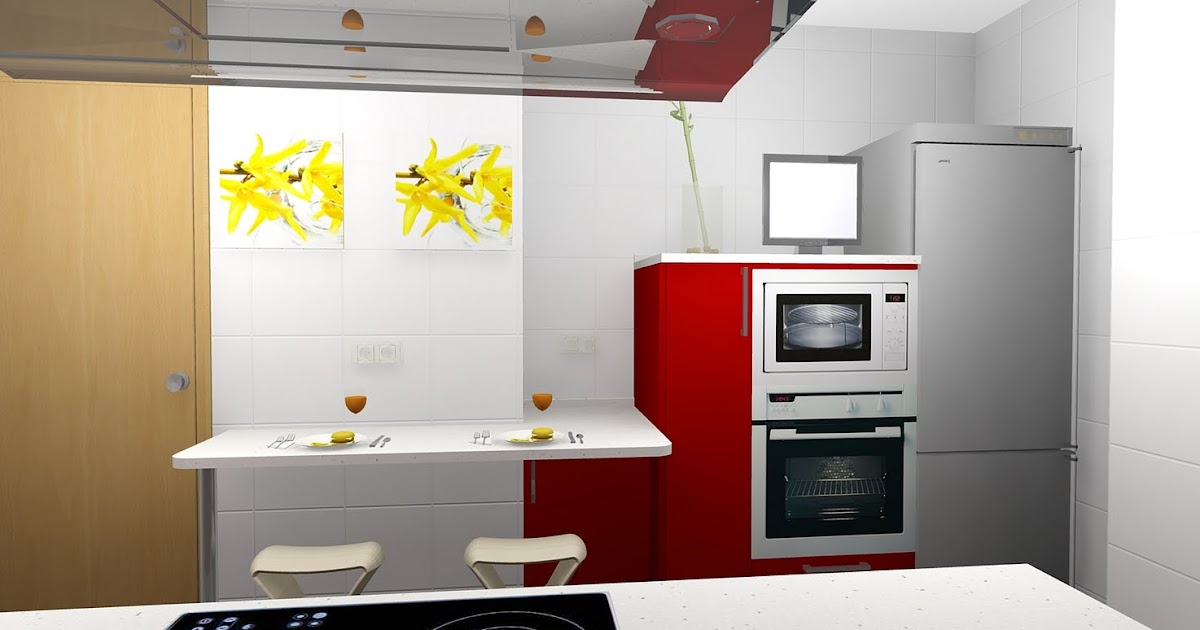 todococina: COCINA ROJA Y BLANCA