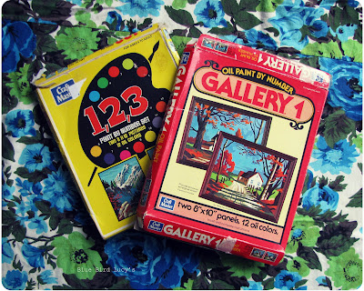 Blue Bird Lucy's: Reviving a Vintage Paint by Number Kit