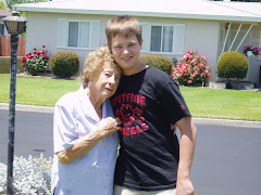 Joseph and his great grandma Sue