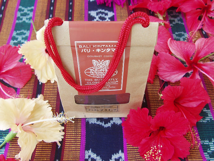 Paper Bag Packaging.  Legendary, Mountain-Grown Bali Kintamani Coffee