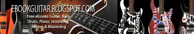 free ebook Guitar, bass, piano, drum, recording, mixing and mastering