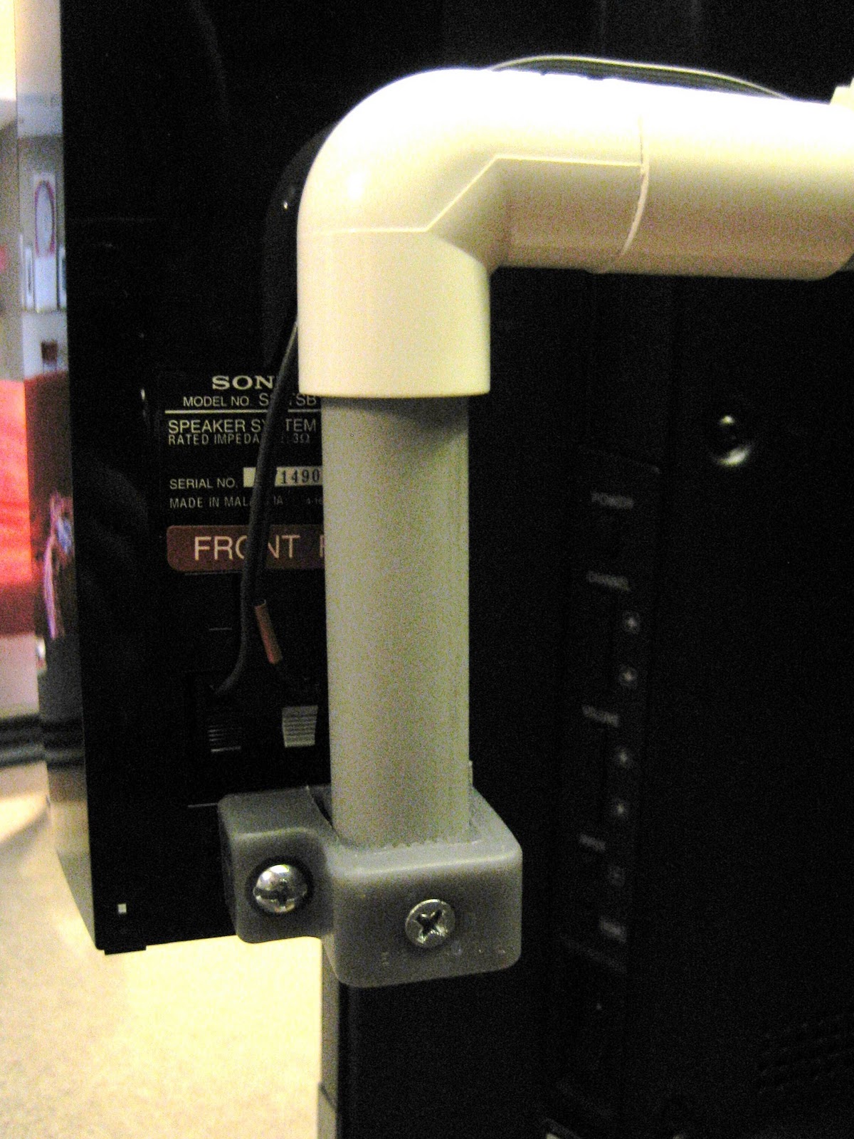 Buildin' Projects Home Made Front & Center Channel Speaker Mounts