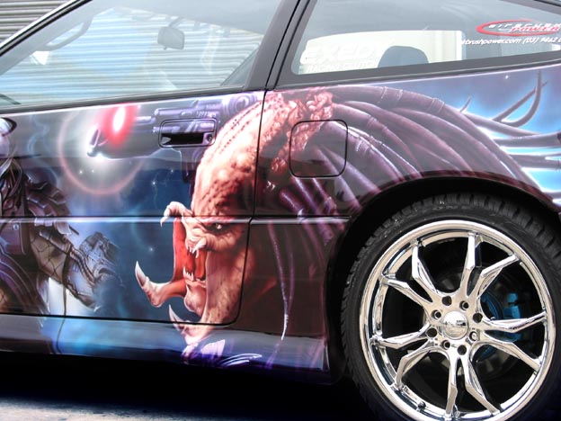 As automotive airbrushing is airbrushed photos. As automotive airbrushing is