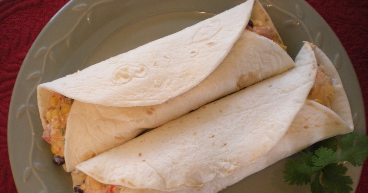 Cream Cheese Black Bean Burritos