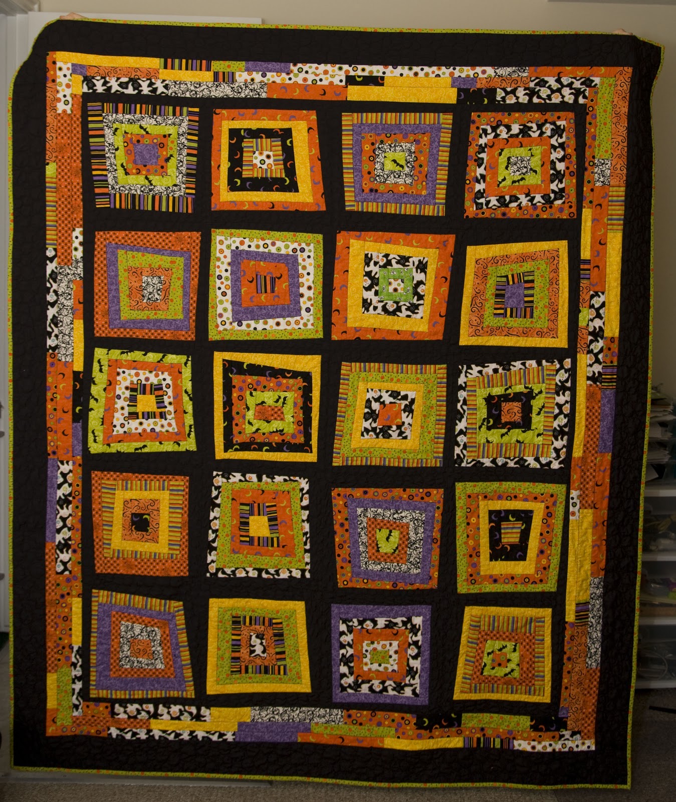From The Blue Chair Gen X Quilters Halloween Quilt Contest
