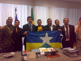 ANESE RONDÔNIA É RECEBIDA PELO SENADOR VALDIR RAUPP EM SEU GABINETE EM BRASÍLIA DIA 10/11/2010