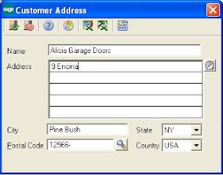 Customer Address