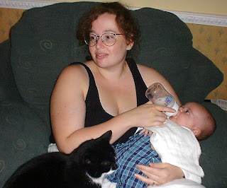 Molly with Melodie and Alex 2001