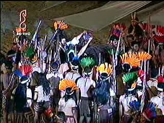 Captação de imagens da TV Santa Cecília em 19/01/2009