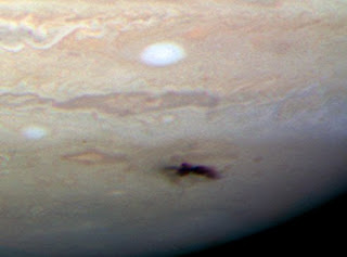 Una imagen de la cicatriz del impacto en Júpiter, tomada con el Telescopio Espacial Hubble, el 23 de julio de 2009.