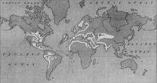 Mapa del imperio atlante.