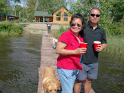 At the cabin of the Anderson's ( Ryan )