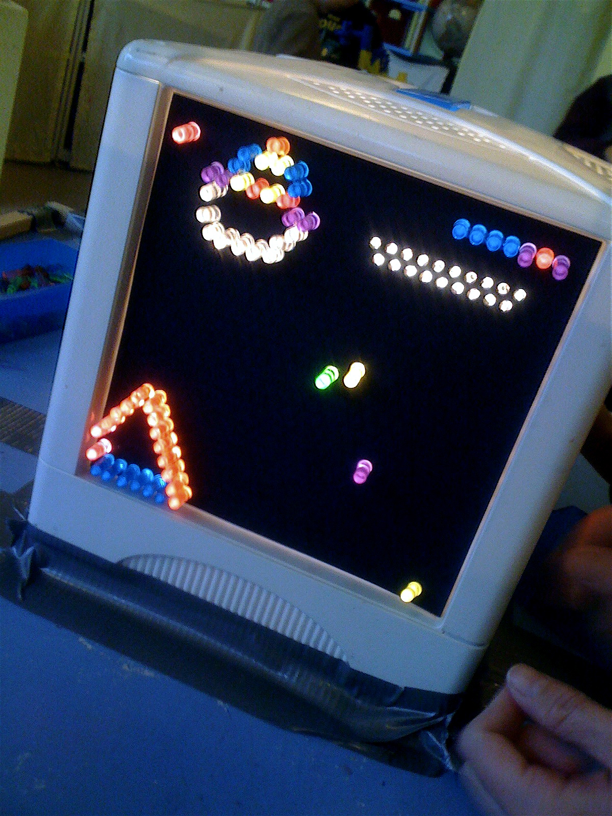 lite brite making things with light