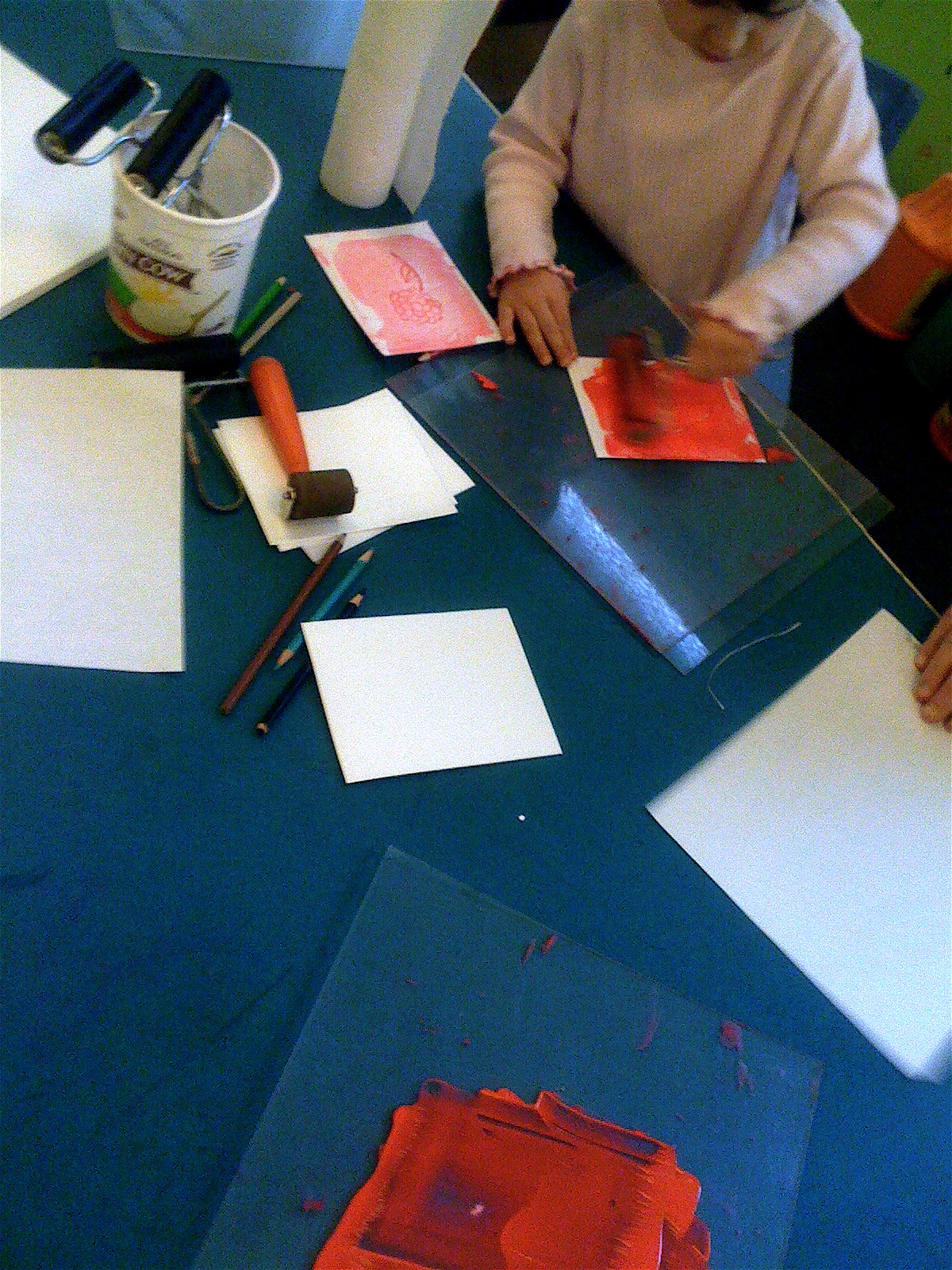 Teacher Tom (Real) Printmakers Now With An Update Especially For Donna!