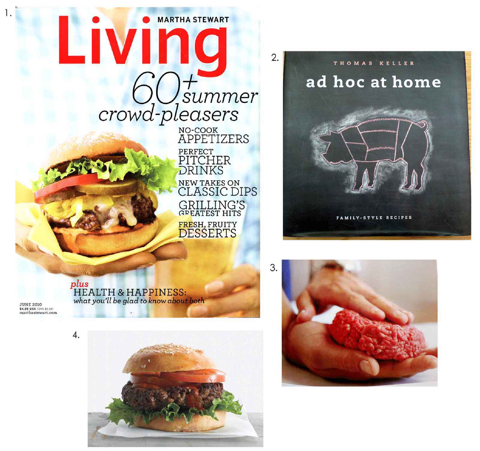 Bon Appétempt Stuffed Roasted Garlic Paste and Blue Cheese Hamburgers