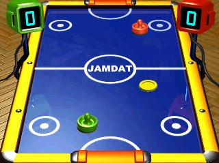 Image of EA Air Hockey - one button mobile phone game.