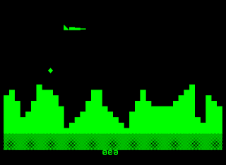 Air Attack - Supersoft 1979 - Commodore Pet one switch game.