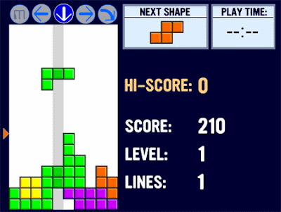 One Switch Tetris by Amit Pitaru.