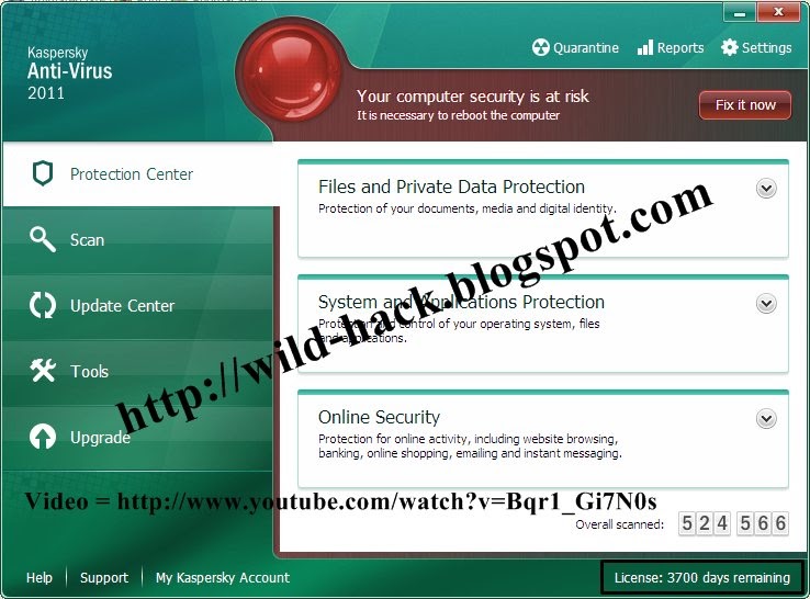 Activation code for Kaspersky Anti-Virus 2016