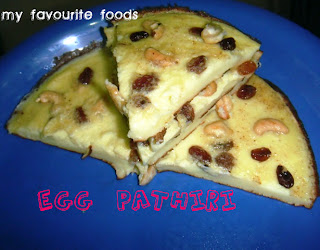 Egg Pathiri(Mutta Pathiri)