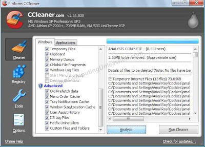 Speed Up your PC to Maximum using CCleaner Speed Up your PC to Maximum using CCleaner