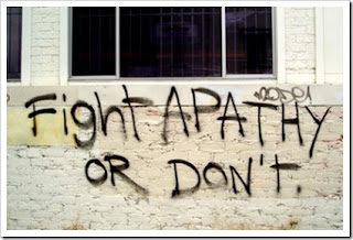 Inspiring feelings of apathy