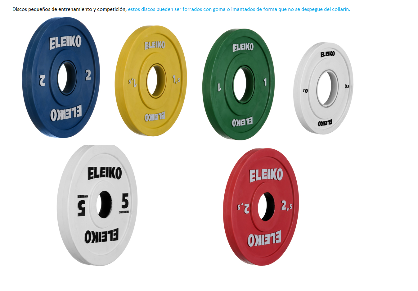 Eleiko España (www.eleiko.es) Los mejores discos son ELEIKO!