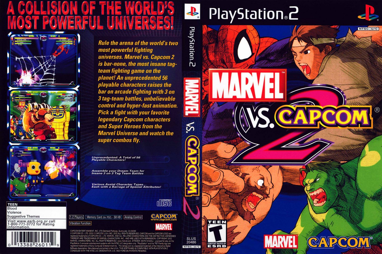 Marvel Vs Capcom 2 Playstation Iso