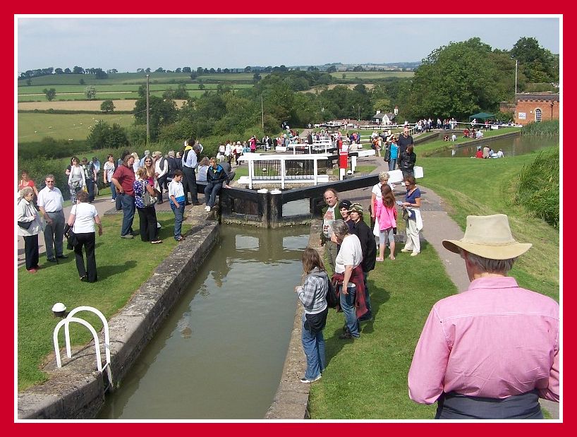 Pink Milk Four Go To Foxton Locks