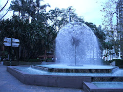 Fountain at Kings Cross