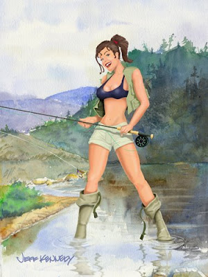 Brooke – The Fly Fishing Pin-Up Babe – The Ozark Fly Fisher Journal