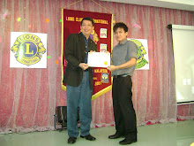 Present the Certificate to Leo Danny