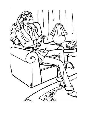Barbie Coloring Sheets on Barbie Coloring Pages  More Free Barbie Coloring Pages