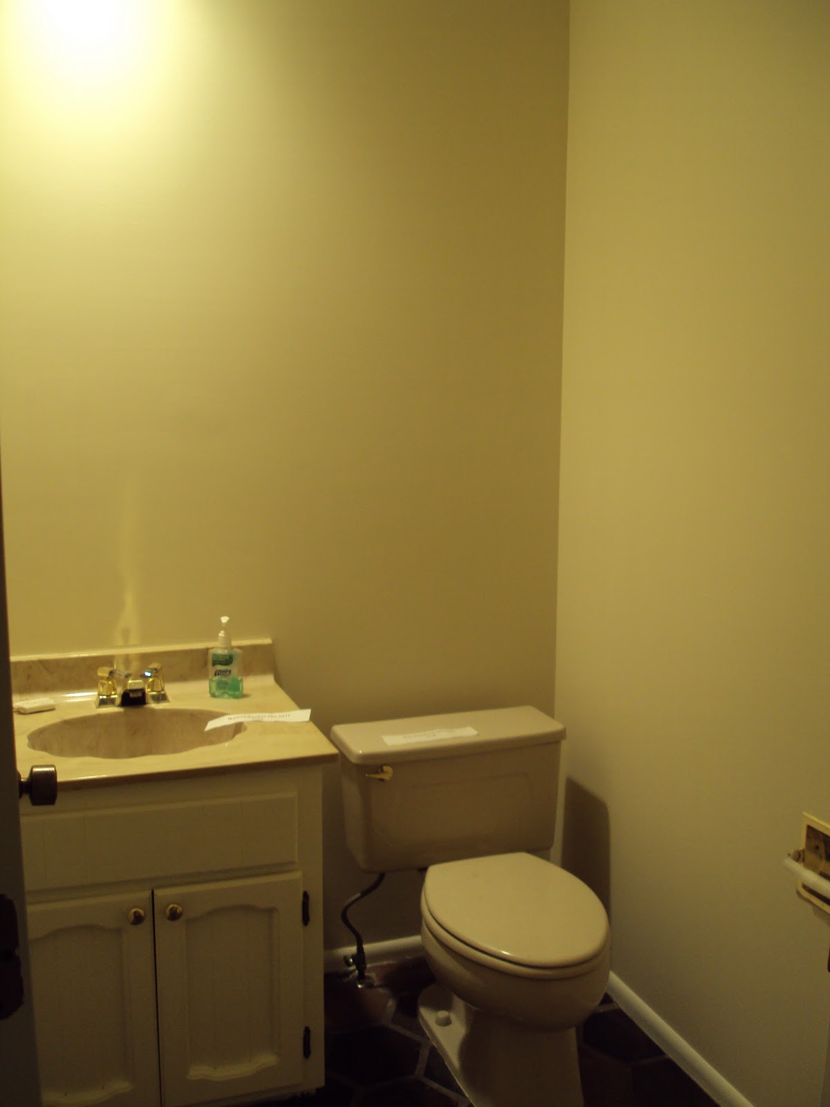 My Outside Voice: House Update - The 1/2 Bath