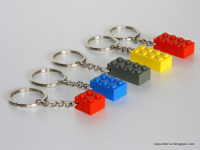 lego block keychain
